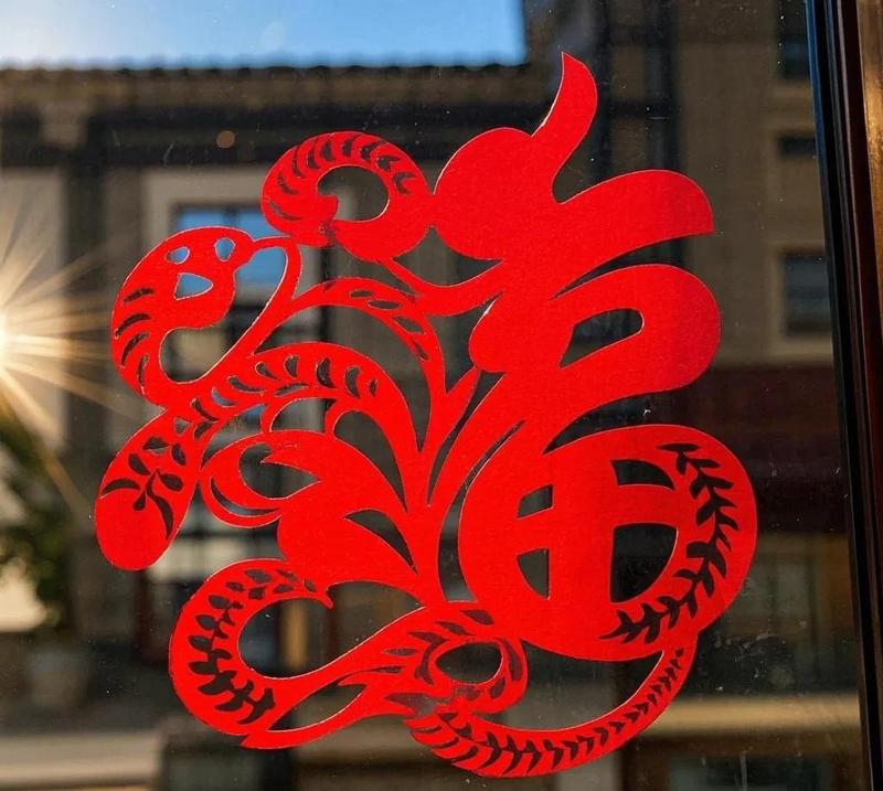 2025 New Year's blessing character