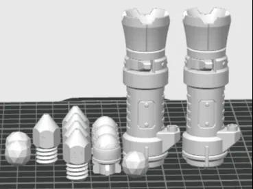 Optimized Print-in-Place Rocket Launcher - Toy