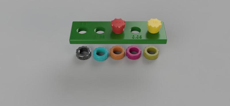 Screw Tolerance Test Kit + STEP FILE