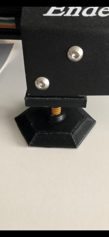 Druckerfüße mit Federn für Ender 3 (Pro)