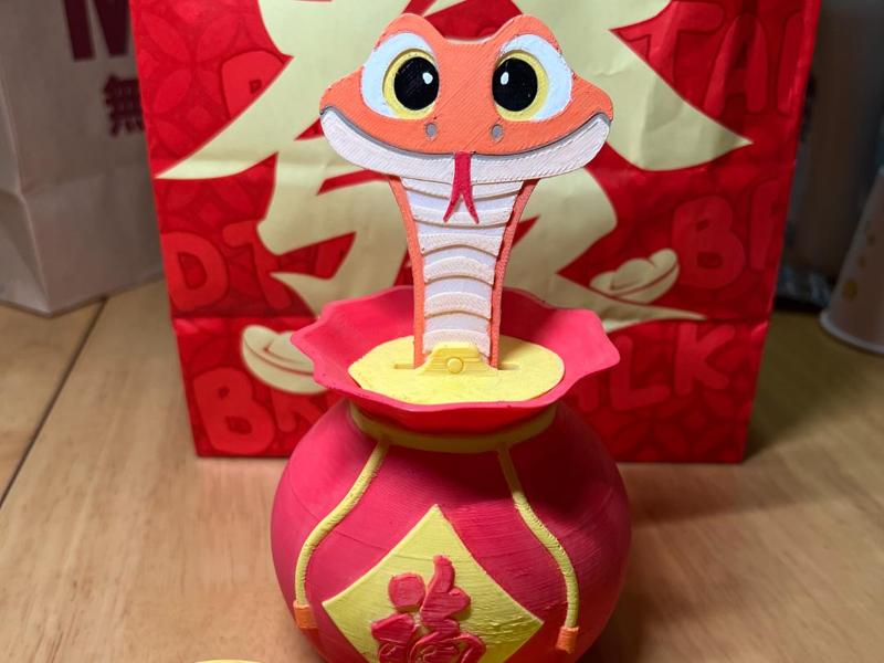 Lucky Bag Snake "Can Shake its Head"