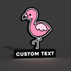 Flamingo Customizable Lightbox LED Lamp