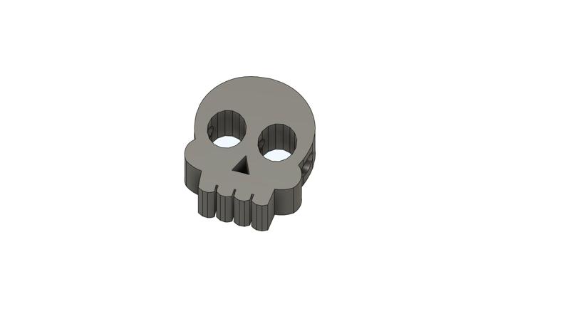 Lebka na náramek plochá