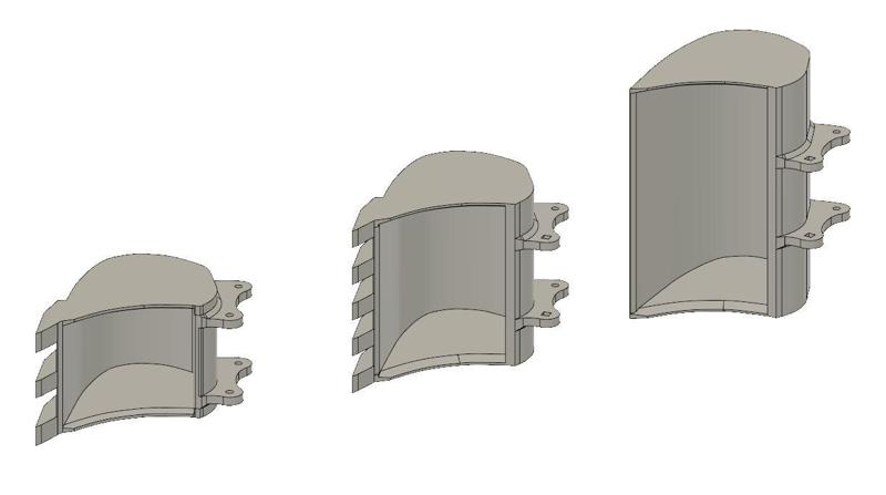 Huina Excavator Buckets (Reg, Sand, Trench)