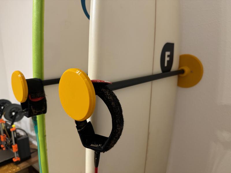 Vertical surf board stand
