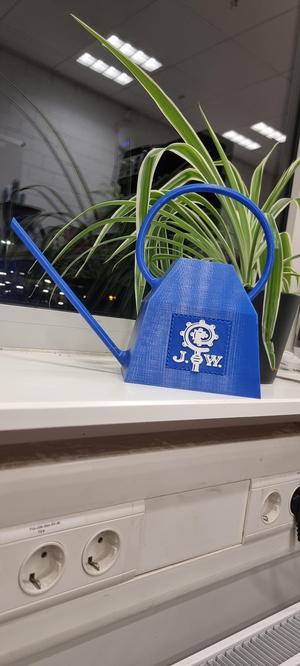 Watering Can with Logo Gieskanne mit Logo