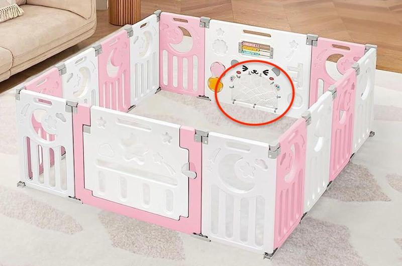 Netzclip für Laufstall