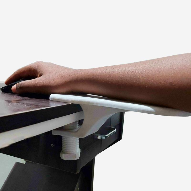 Ergonomic Attachable Office Desk Arm Rest.
