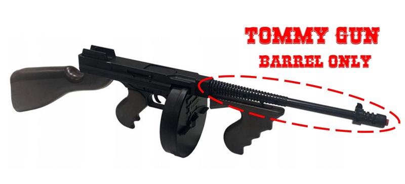 Tommy Gun Barrel Replacement for Gonher 132/6 Gangster SMG Toy