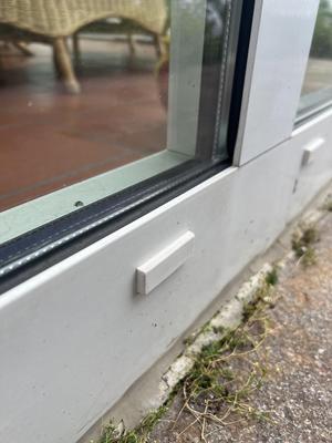 Window/Door water slot cover / Wasserschlitzkappe