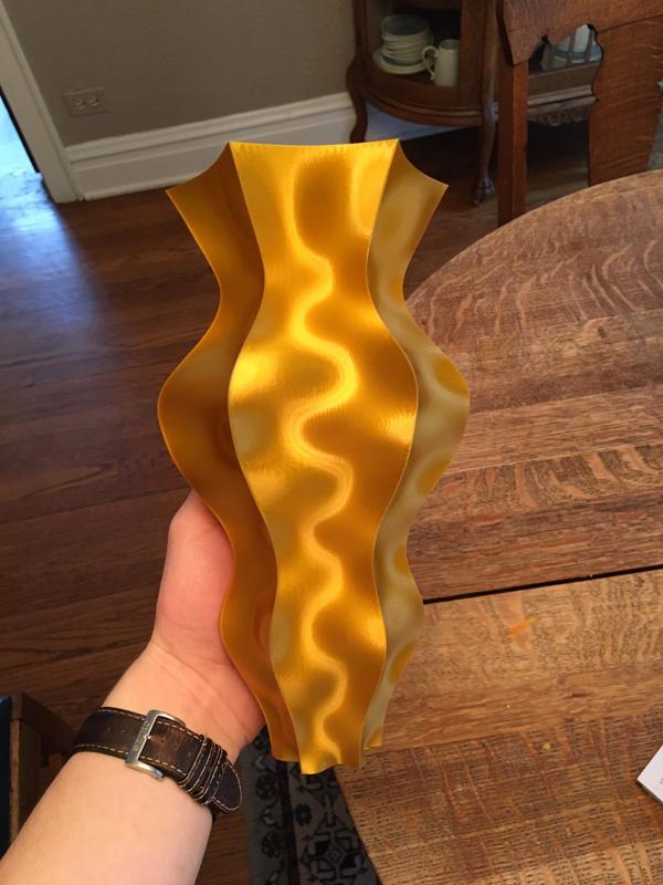 Liquid Gold Vase