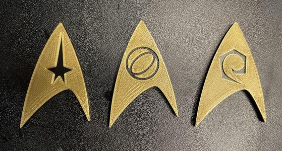 StarTrek Shirt Pins
