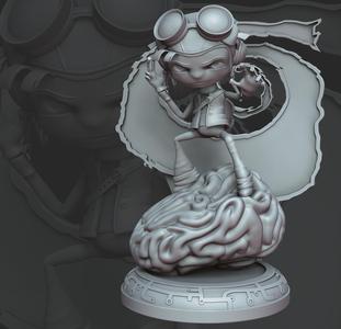Raz - Psychonauts Fanart 3D Print Figure