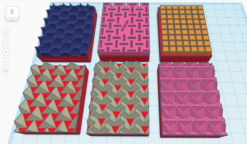 Textured Stamp for Play-Doh or Clay and Cakes