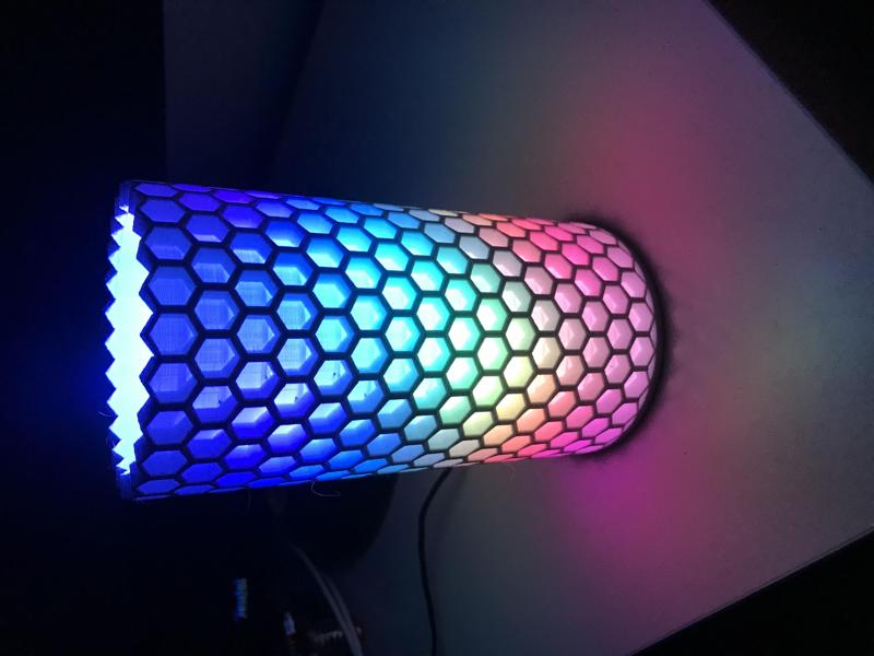 Honeycomb NeoPixel Lamp