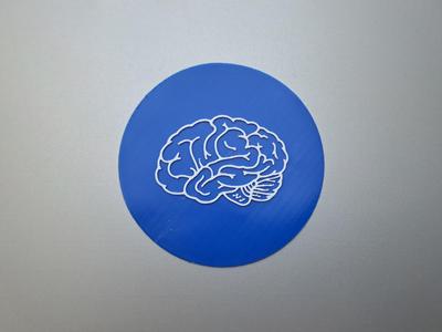 Brain Mandatory Sign (ISO 7010 Style)