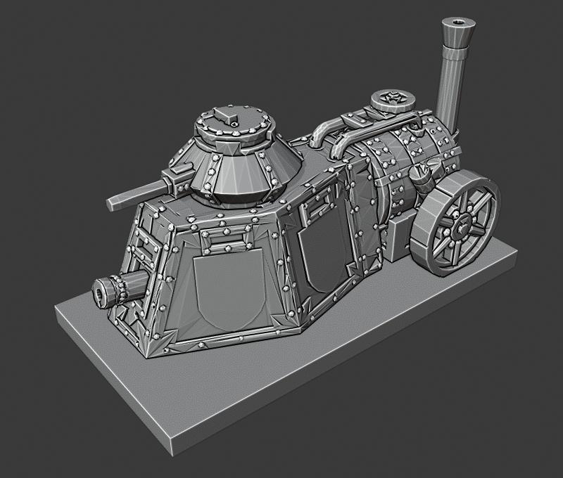 Warmaster Empire Steam Tank