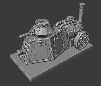 Warmaster Empire Steam Tank