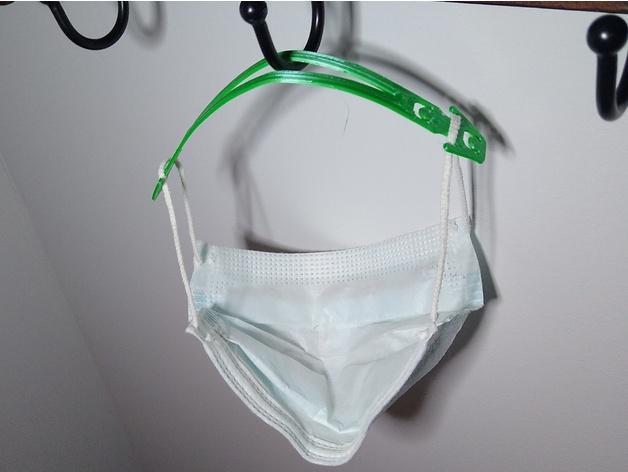 Facemask relief strap flexible by Kriegsteinul