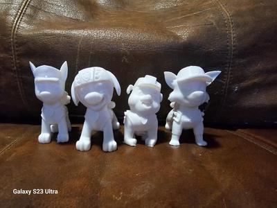Paw Patrol Character Figurines Marshall Chase Skye