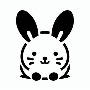 Rabbit stencil