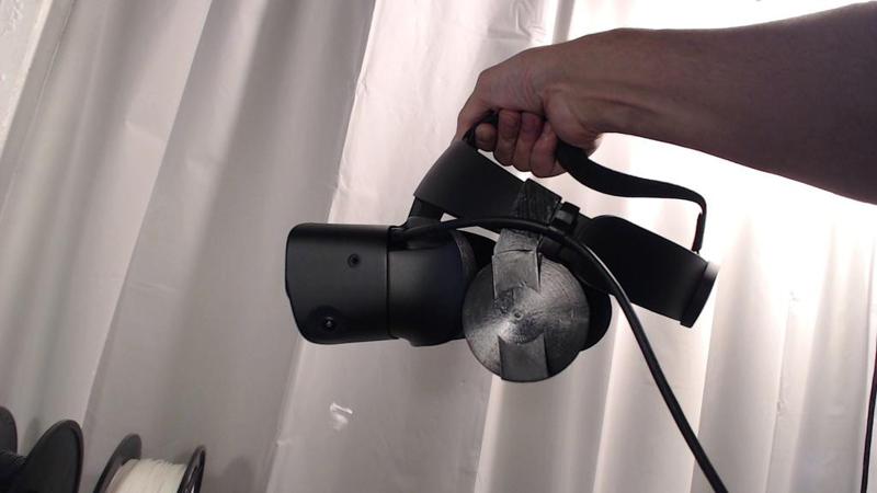 Passive (transducer) type headphones solution for Oculus Rift S