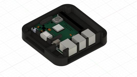 Media Center Styled Raspberry Pi 3B+ Case