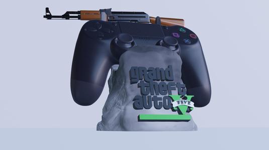 Joystick Stand Stand Joystick Base Joystick GTA V- Grand Theft Auto V
