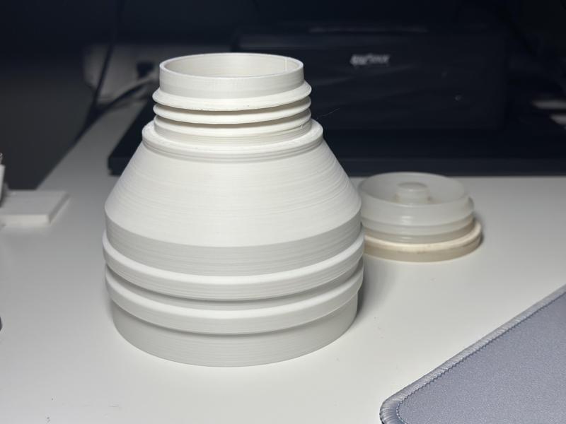 Downspout to Rain Barrel Reducer / Adapter