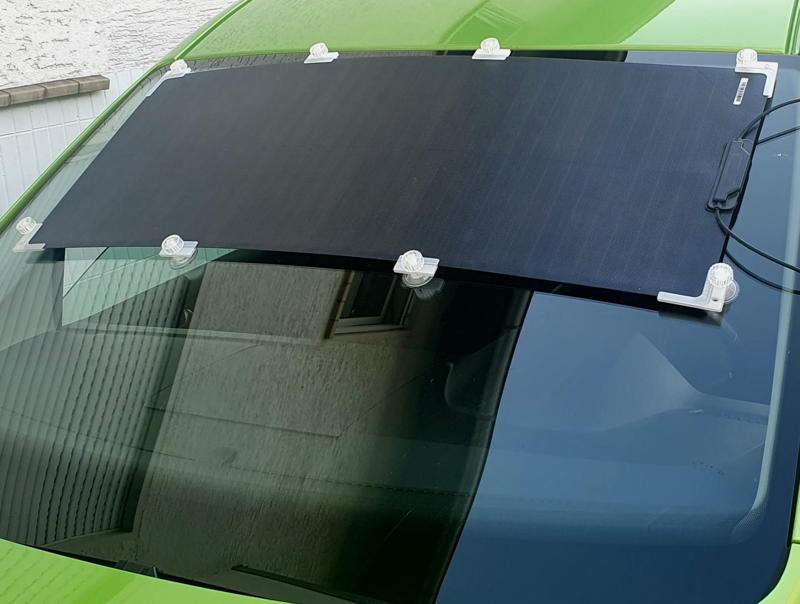 Bracket set Flex Solar panel suctioncup