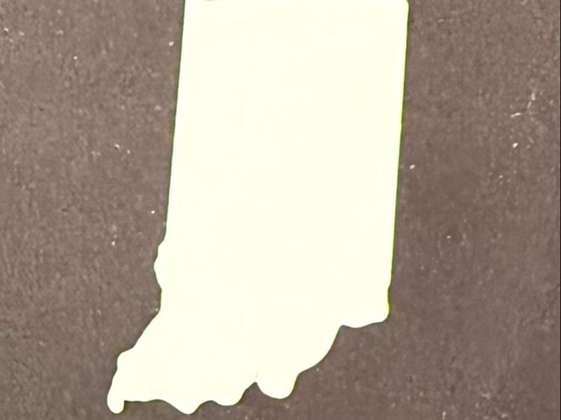 Indiana State Silhouette
