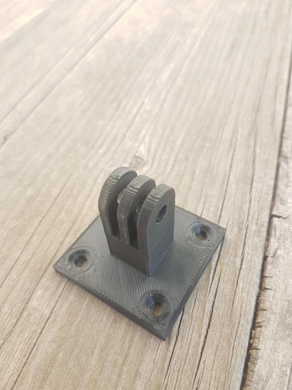 GoPro/Actioncam mount to screw (on wood)