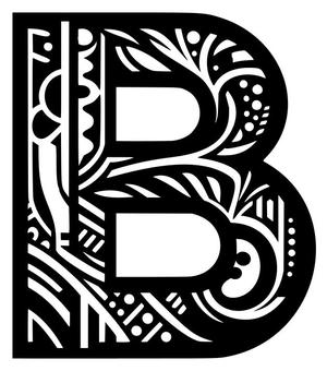 Stencil: Letter B (version 2)