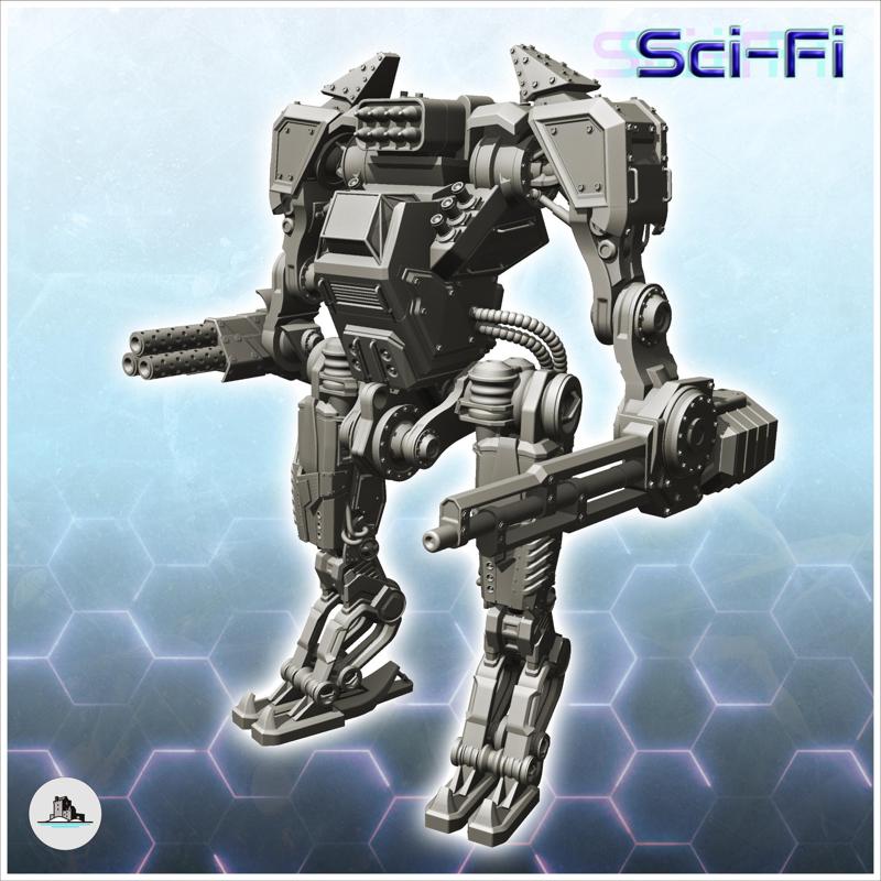 Xemir combat robot (9) - Future Sci-Fi SF Post apocalyptic Tabletop Scifi Wargaming Planetary exploration RPG