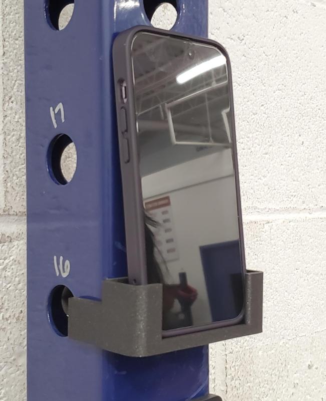 Gym Power Rack Phone Holder