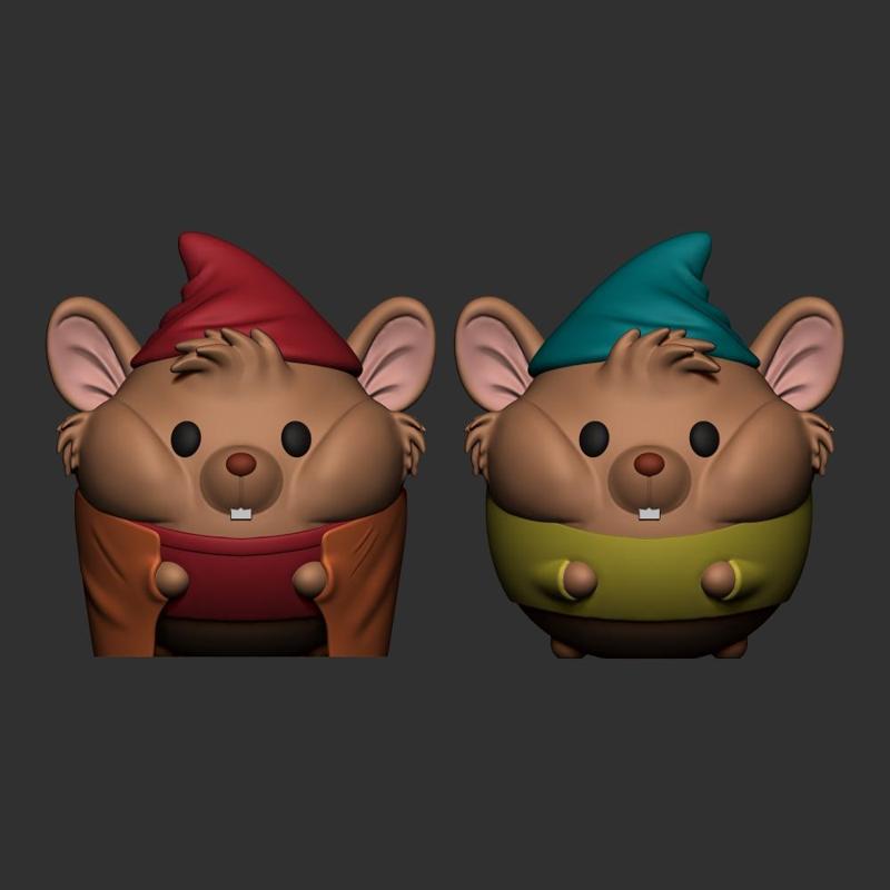 Fat Mini Jaq and Tata - Cinderella