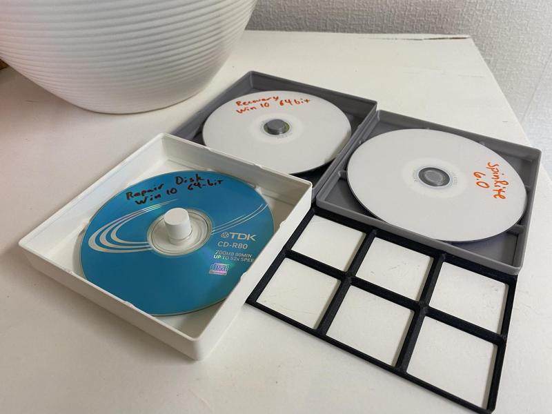 Gridfinity CD / DVD bins