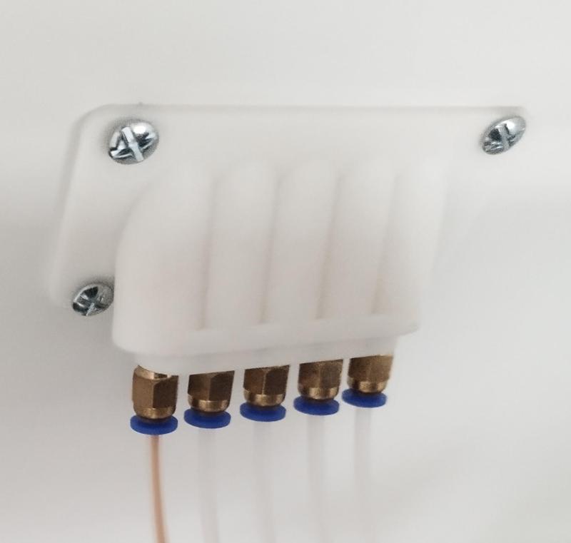 MMU Magnetic PTFE Angled quick connect passthrough