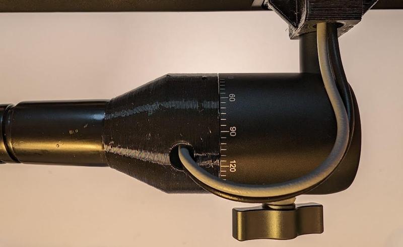 Roadworx Universal Ball Joint 9,5 mm (3/8") Mount with Cable Feed-Through