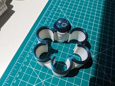 Hexglyph remix for printing in parts