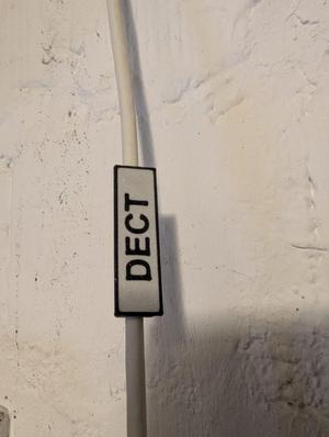 Lankabel Tag mit Text