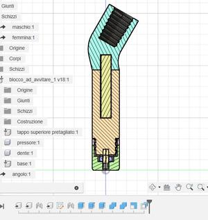 Angled support for paint roller and Pole