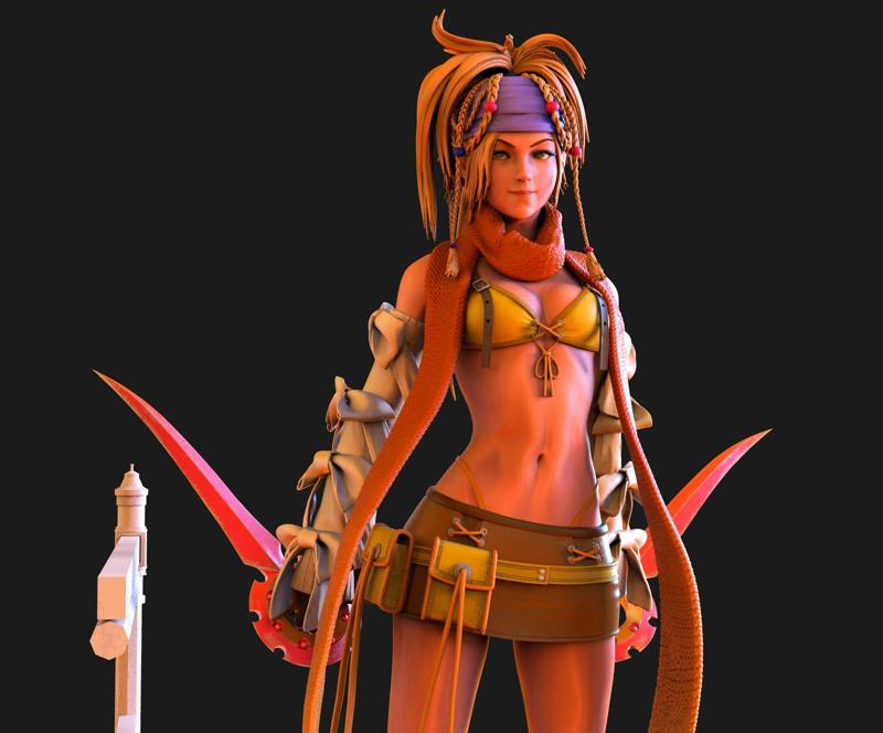 Rikku FFX + bikini version + Rikku FFX-2  pose 1 + pose 2 Big pack!