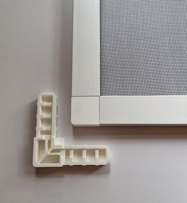 Fly Screen Corner Piece / insect screen / 25mm