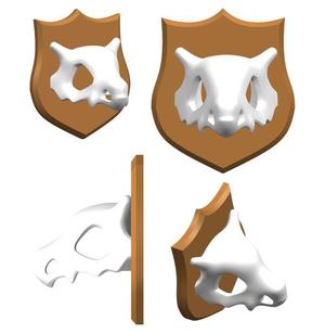 Wall hunting trophy VER.1 (12 different shapes)