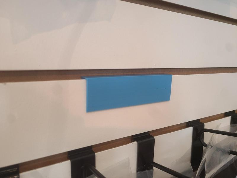 Slatwall Price Tag Holder