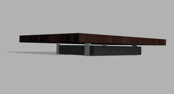 under desk blu-ray mount