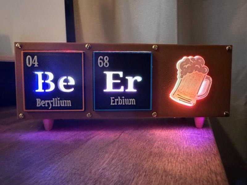 Periodic Pint – The Illuminated Beer Box