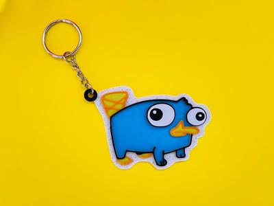 Llavero de perry el ornitorringo