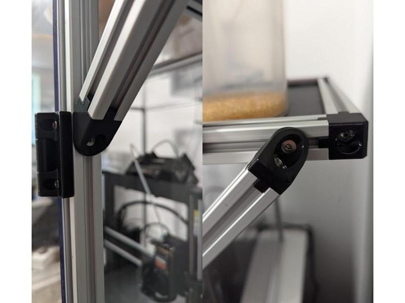 Aluminium profile corner angle bracket